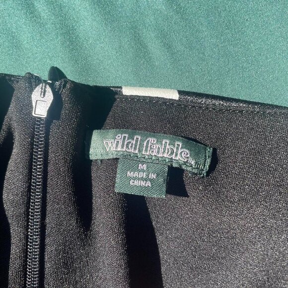 NWOT Wild Fable Silky Cow Mini Dress Size M - Picture 6 of 6